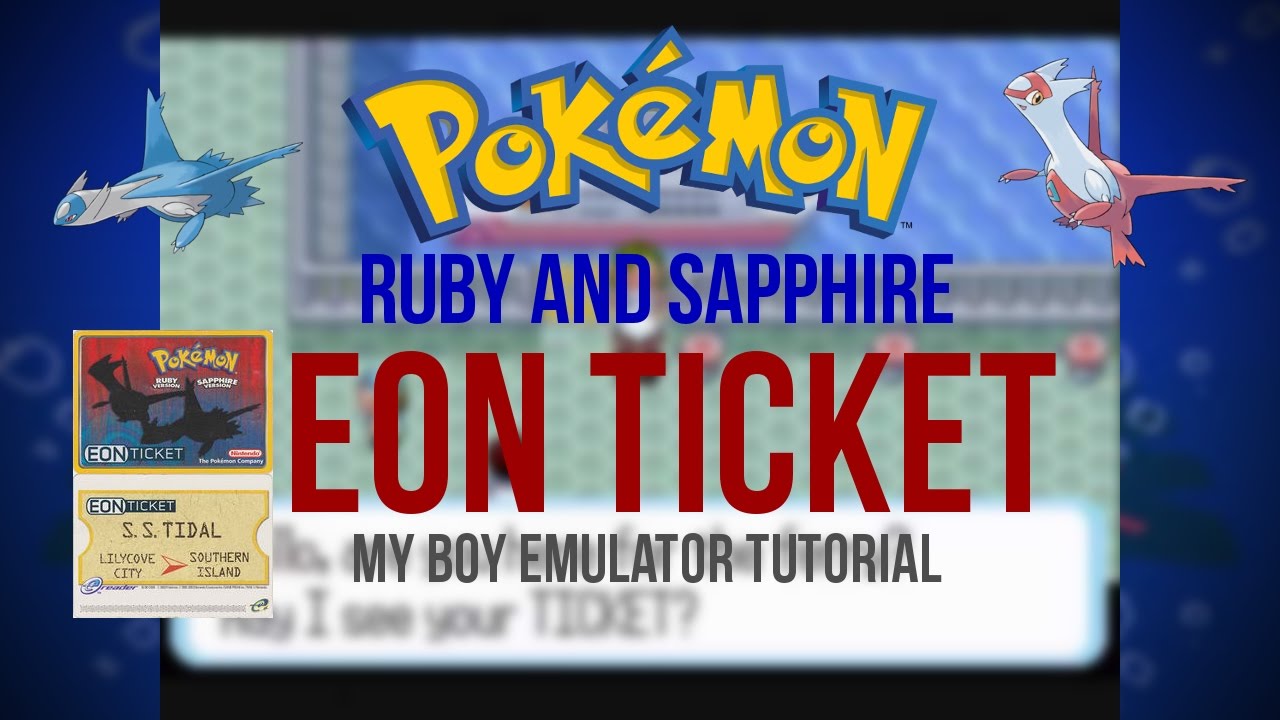 Pokemon Fire Red Eon Ticket